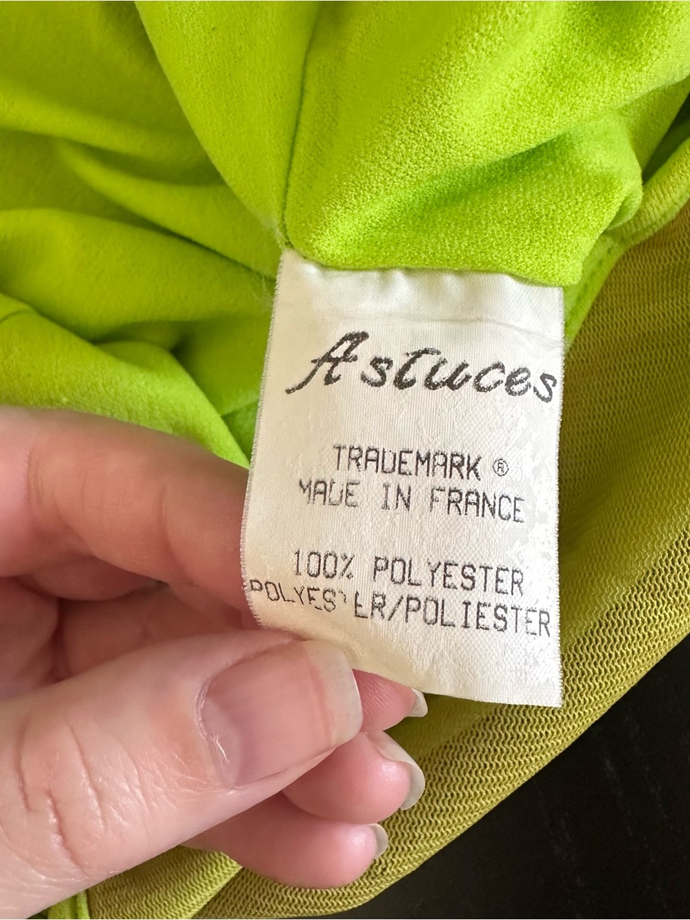 Vintage Y2K Astuces Tank Top Green Dragon Pink Mesh Asymmetrical Fairy Grunge - Picture 8 of 13